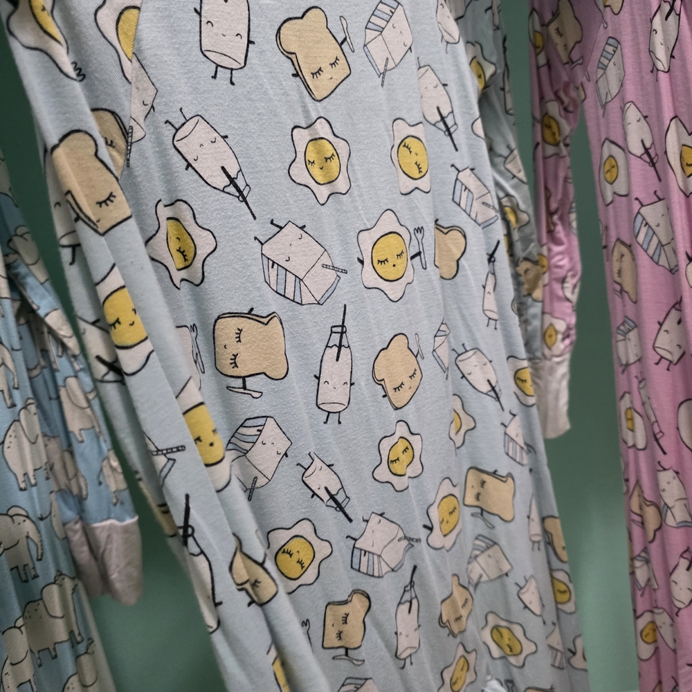 Little Sleepies Green and Blue Pajama Sets Soft and Cozy - Picture 10 of 16